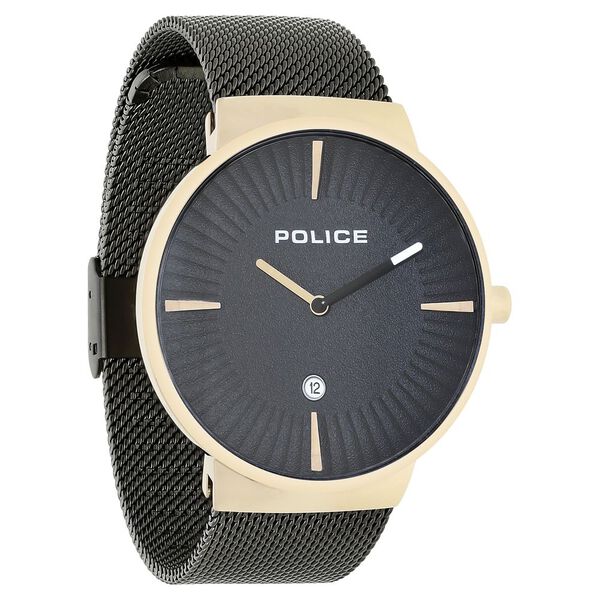 Police Quartz Analog Grey Dial Metal Strap Watch for Men - image number 1