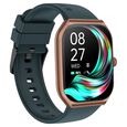 Titan Smart Watch with 4.97 CM Super AMOLED Display | 410 x 502 Pixel Resolution | AI Voice Assistant | Multiple Menu Styles With Teal Strap - image number 1