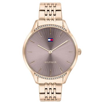 Tommy Hilfiger Quartz Analog Grey Dial Stainless Steel Strap Watch for Women