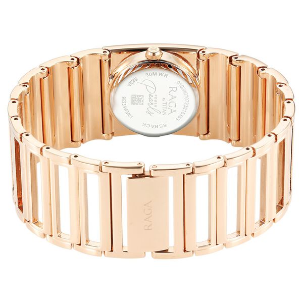 Titan Raga Power Pearls Quartz Analog Mother Of Pearl Dial and Strap Watch for Women - image number 6