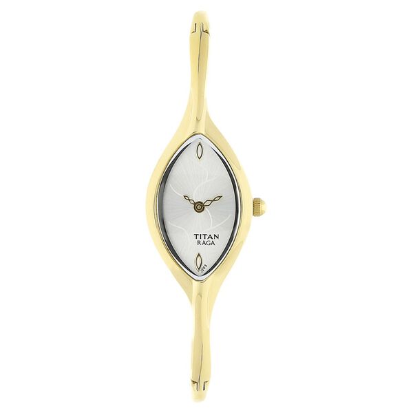Titan Raga White Dial Women Watch With Metal Strap - image number 0