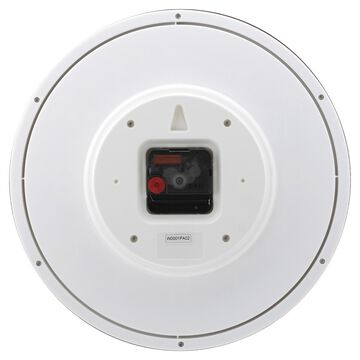 Titan Classic White Metallic Finish Wall Clock with Silent Sweep Technology - 30 cm x 30 cm (Medium)