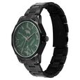 Vyb Drift By Fastrack Quartz Analog Green Dial Black Stainless Steel Strap Watch For Guys - image number 2