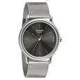 Sonata Quartz Analog Silver Dial Stainless Steel Strap Watch for Men