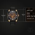 Titan Grandmaster X Gukesh Dommaraju Special Edition Tiger Eye and Black Agate Dial Premium Leather Strap Watch for Men - image number 3