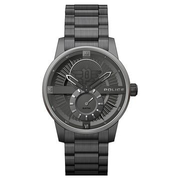 Police grey Dial Stainless Steel Strap Watch for Men