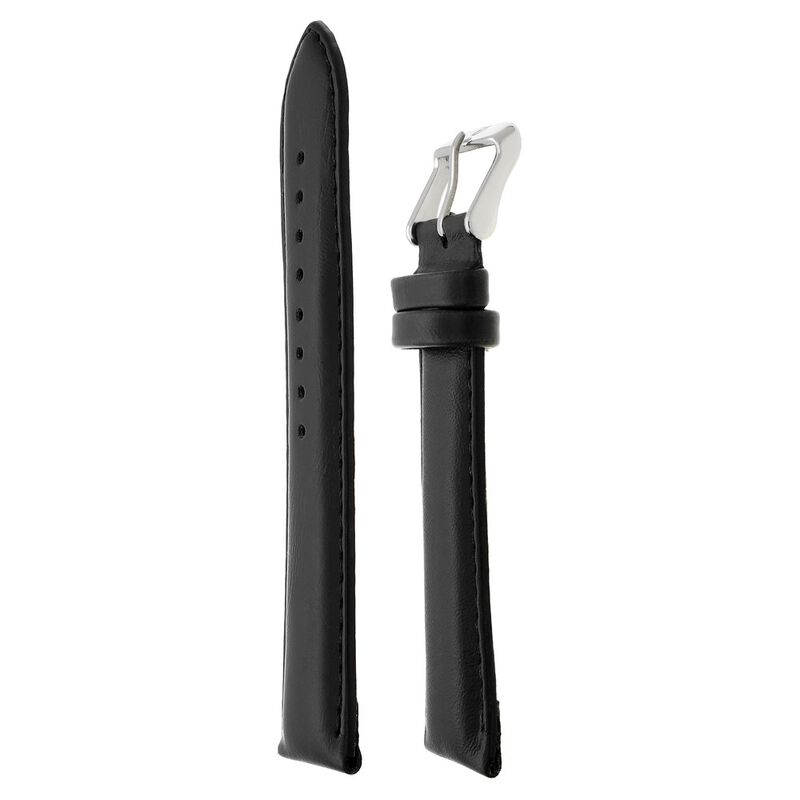 Buy Online 22 mm Black Genuine Leather Straps for Men nf4210175022s Titan