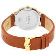 Titan Nebula Lustre 18k Gold Analog Leather Strap Watch for Men - image number 5