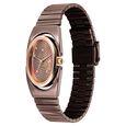 Fastrack UFO Quartz Analog Brown Mother Of Pearl Dial Brown Colour Stainless Steel Strap Watch For Girls - image number 2