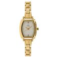 Titan Quartz Analog Champagne Dial Stainless Steel Strap Watch for Women