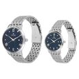 Titan Bandhan Blue Dial Analog with Date Stainless Steel Strap watch for Couple - image number 2