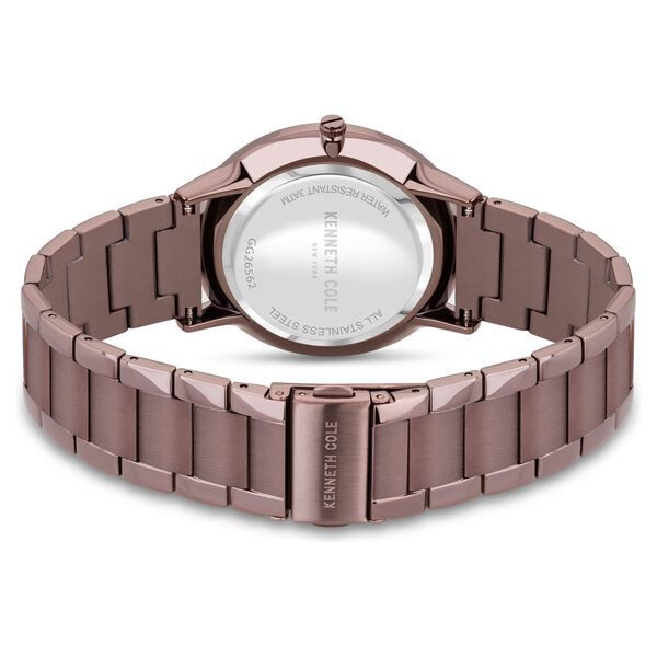 Kenneth Cole Quartz Analog Brown Dial Stainless Steel Strap Watch for Couple - image number 3