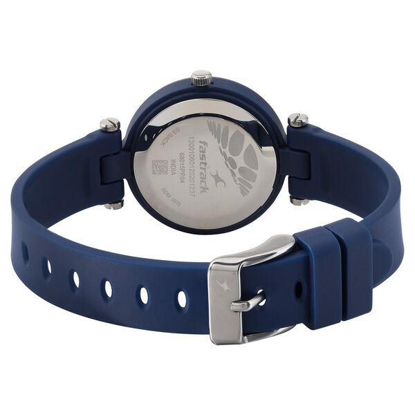 Fastrack Trendies Quartz Analog White Dial Silicone Strap Watch for Girls - image number 4