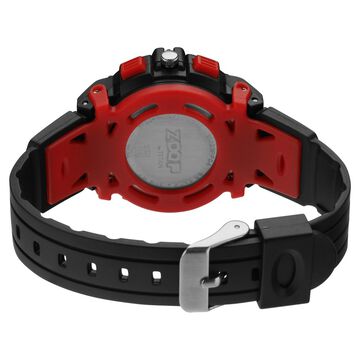 Zoop Zoop Ana-Digi Quartz Digital Black Dial Black Plastic Strap Watch For Kids