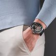Police Quartz Analog Grey Dial Black Silicone Strap Watch For Men - image number 4