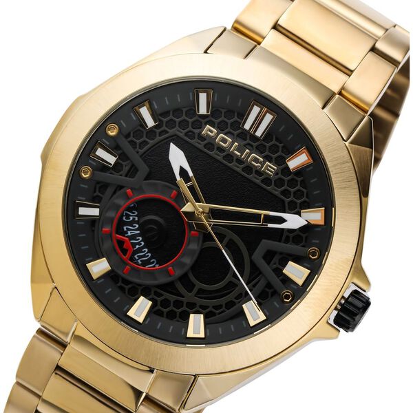 Police Quartz Analog Black Dial Stainless Steel Strap Watch for Men - image number 3