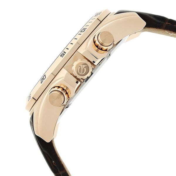 Titan Classic White Chrono Leather Strap watch for Men - image number 2