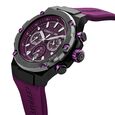 Cerruti 1881 Purple Dial Silicone Strap Watch for Men - image number 4