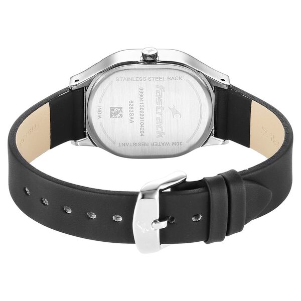 Fastrack Snob X Black Dial Leather Strap Watch for Girls - image number 4