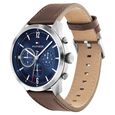 Tommy Hilfiger Blue Dial Leather Strap Watch for Men - image number 1