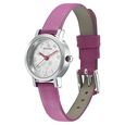 Sonata Floral Folkart Silver Dial Women Watch With Leather Strap - image number 1