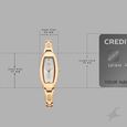 Vyb Manifester By Fastrack Quartz Analog Silver Dial Rose Gold Stainless Steel Strap Watch For Girls - image number 3