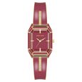 Anne Klein Quartz Analog Maroon Dial Stainless Steel Strap Watch for Women - image number 0