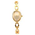 Titan Raga Beige Dial Women Watch With Metal Strap