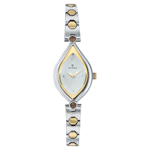 Titan Quartz Analog Silver Dial Watch for Women - image number 0