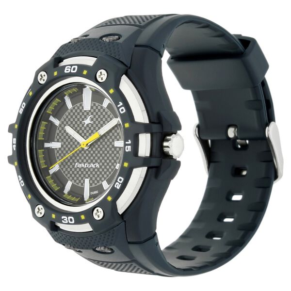 nylon strap watch fastrack plastic watch Buy Online Fastrack Quartz Analog Black Dial Plastic Strap Watch for Guys  np9332pp06 Titan
