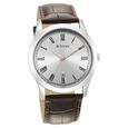 Titan Trendsetters Silver White Dial Analog Leather Strap watch for Men - image number 0
