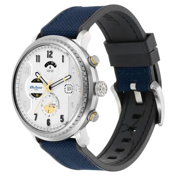 Titan Octane Aerobatics Silver Dial Chronograph Nylon Strap watch for Men