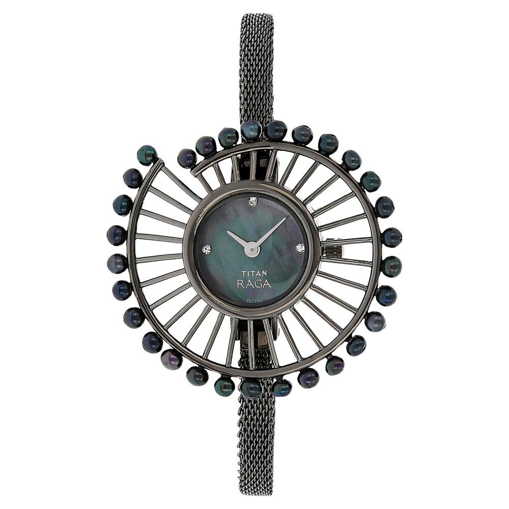 Titan raga ladies watches black new arrivals
