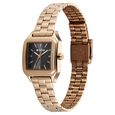 Titan Workwear Essentials Quartz Analog Black Dial Rose Gold Stainless Steel Strap Watch For Women - image number 2