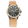 Titan Octane Anthracite Dial Quartz Multifunction Leather Strap watch for Men