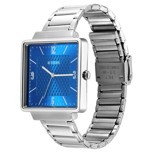 Titan Karishma Blue Dial Watch for Men - image number 3