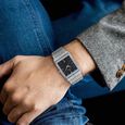 Titan Quartz Analog with Date Black Dial Stainless Steel Strap Watch for Men - image number 4