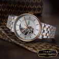 Titan Yin Yang Skeletal Automatic Analog with White Dial Silver and Rose Gold Stainless Steel Strap Watch for Men - image number 0