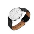 Titan Elegance Analog with Small Second and White Dial Black Leather Strap Watch for Men - image number 3