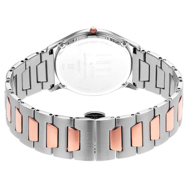 Titan Quartz Analog Silver Dial Stainless Steel Strap Watch for Men - image number 5