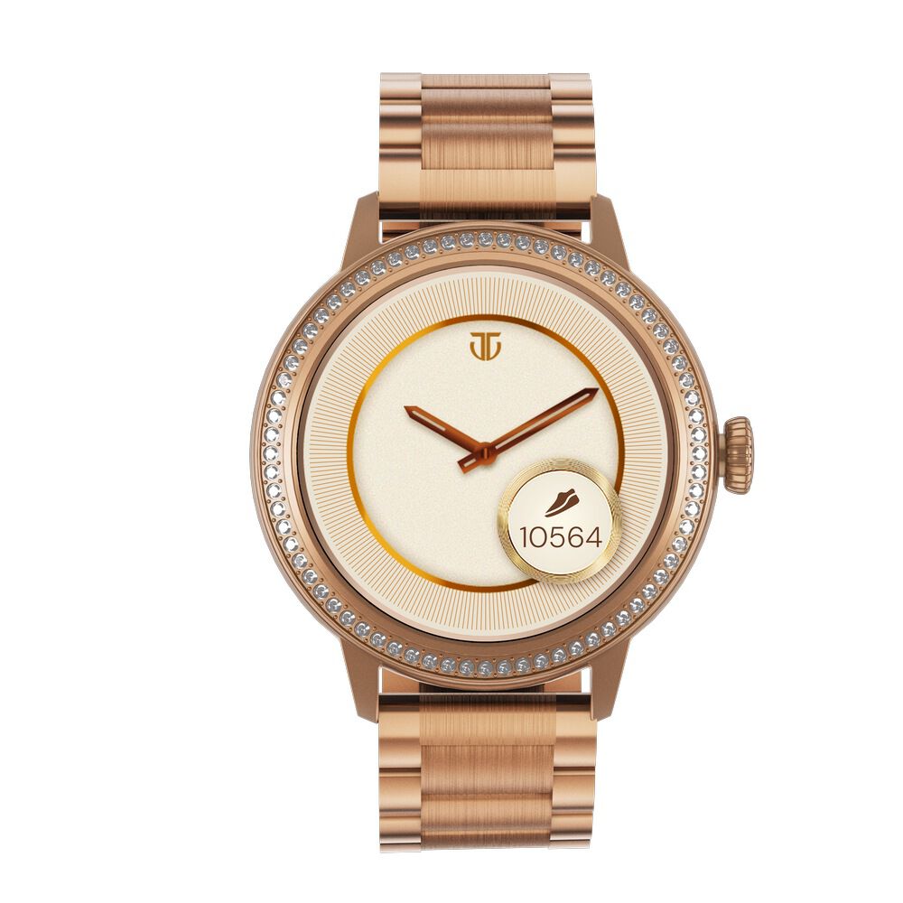 Titan Valerie Premium Smartwatch with AllÂ 316L SS construction, Skin Temp. Sensor, Womenâ€™s Health, SingleSync BT Calling-image-43