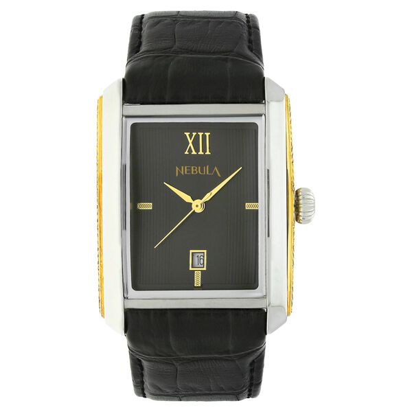 Titan Nebula Quartz Analog with Date 18 Karat Solid Gold Watch for Men - image number 0
