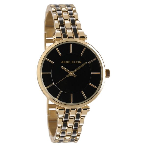 Anne Klein Quartz Analog Black Dial Metal Strap Watch for Women - image number 1