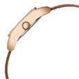 Vyb Spotlight By Fastrack Quartz Analog Silver Dial Rose Gold Stainless Steel Strap Watch For Girls - image number 4