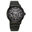 Titan Phoenix Skeletal Automatic Analog with Gun Dial Black Stainless Steel Strap Watch for Men - image number 2