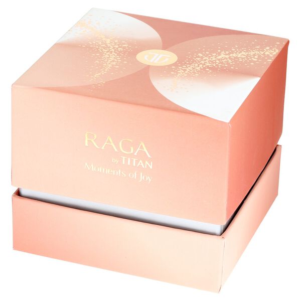 Raga Women's Charm: Elegant Mother of Pearl Dial with Ornate Strap Watch - image number 6