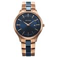 Titan Slim Ceramic Fusion Quartz Analog with Date Blue Dial Stainless Steel Strap Watch For Men - image number 0
