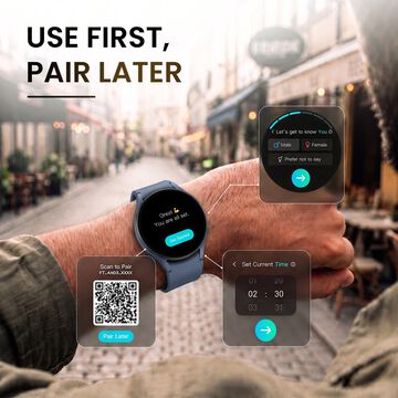 Fastrack Smart Revoltt XR1 Pro Smartwatch with 3.63 cm AMOLED Display BT Calling & Health Tracking