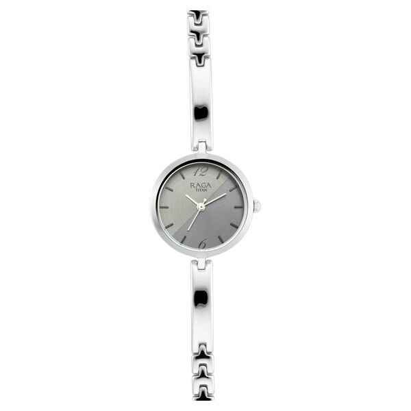 Titan Raga Viva Silver Dial Women Watch With Metal Strap - image number 5