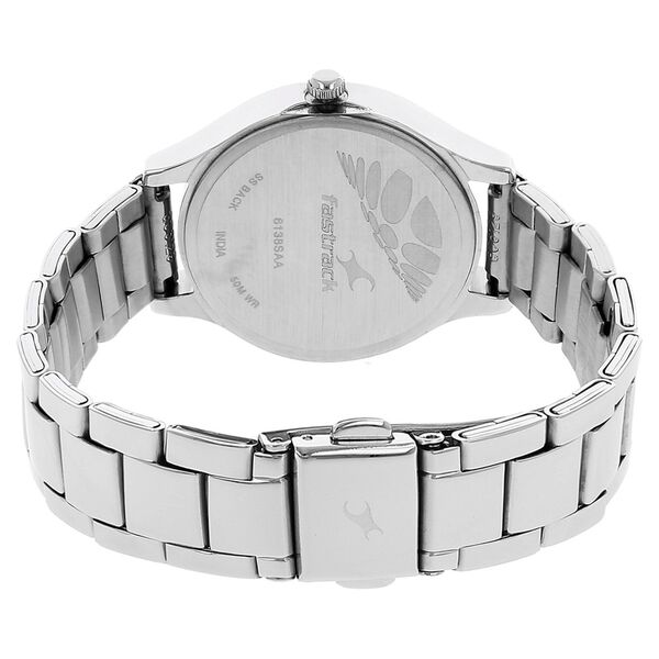 Fastrack Urgent Clementine Quartz Analog Orange Dial Stainless Steel Strap Watch for Girls - image number 3